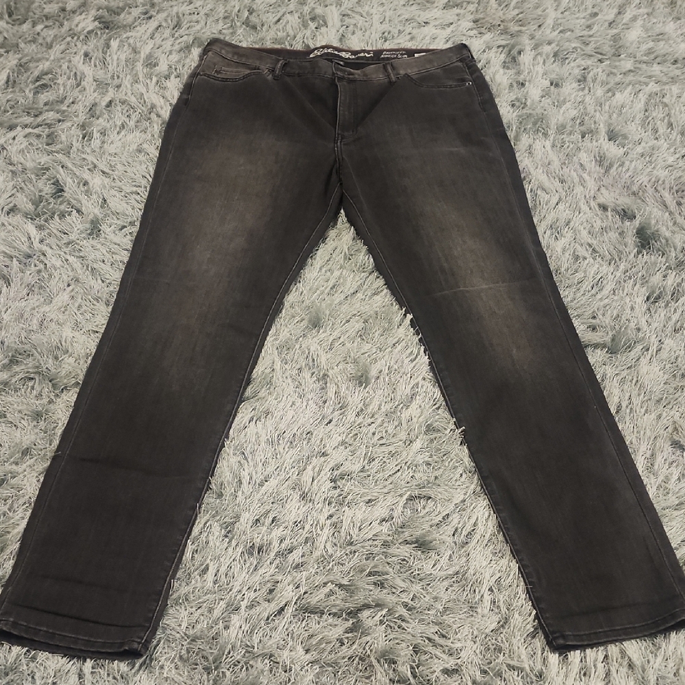 Item #11 - Eddie Bauer Boyfriend Midrise Slim Black Jeans - T14